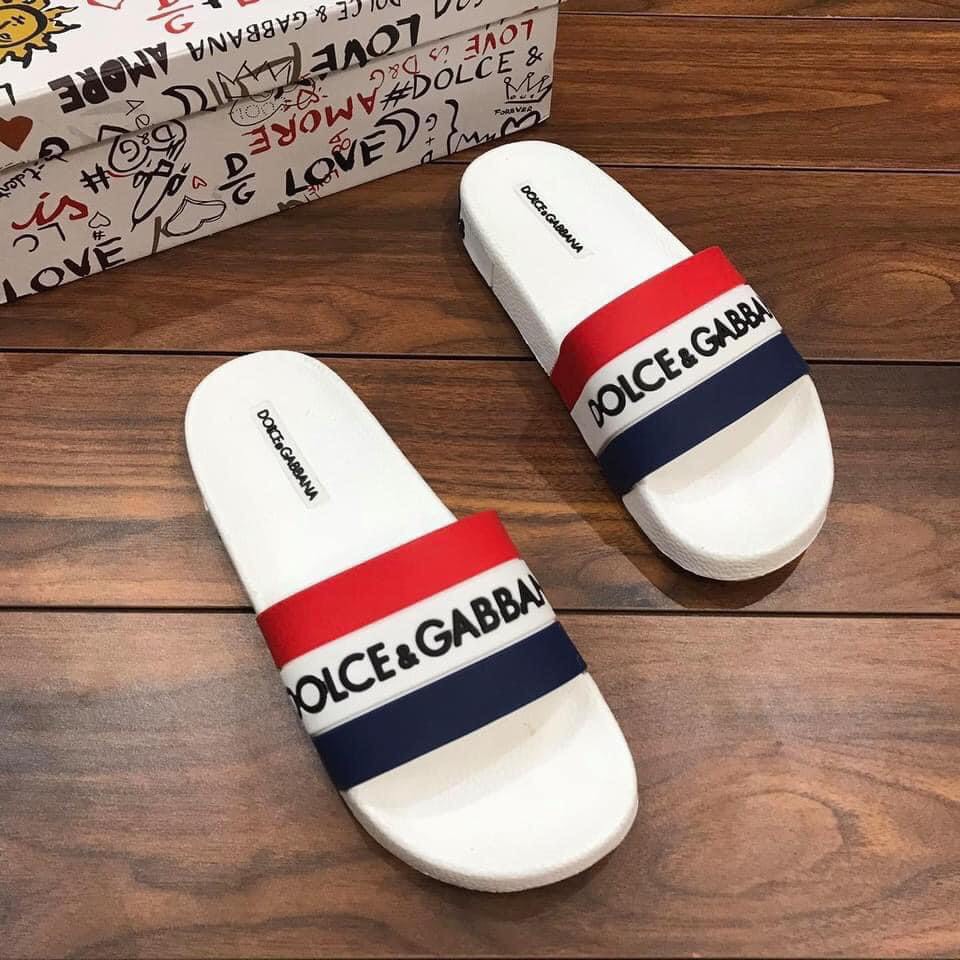 | HÀNG CHÍNH HANG | Dép Nam quai ngang DOLCE & GABBANA cao câp