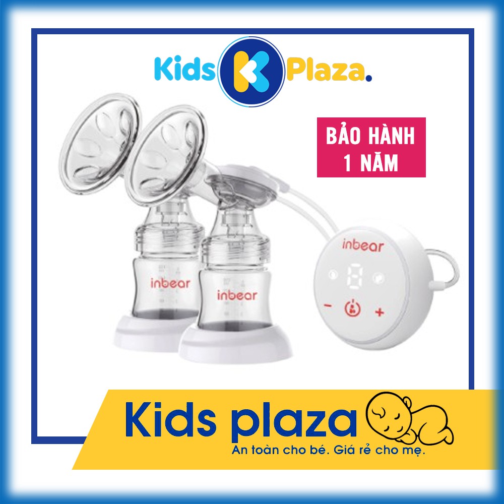 Máy Hút Sữa Điện Đôi Cao Cấp INBEAR EXTRA Có Pin Sạc Tiện Lợi -Hút Êm, Không Đau ,Tiếng Ồn Nhỏ - Bảo Hành 12 Tháng