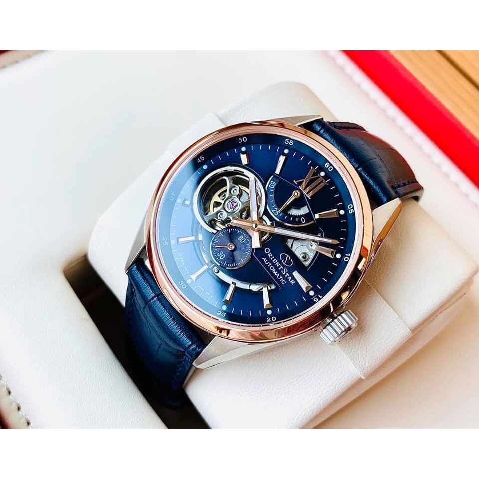 ĐỒNG HỒ - NAM - ORIENT STAR LIMITED NEW 2019 SEMI SKELETON RE-AV0111L00B - AUTOMATIC - DÂY DA - LIMITED