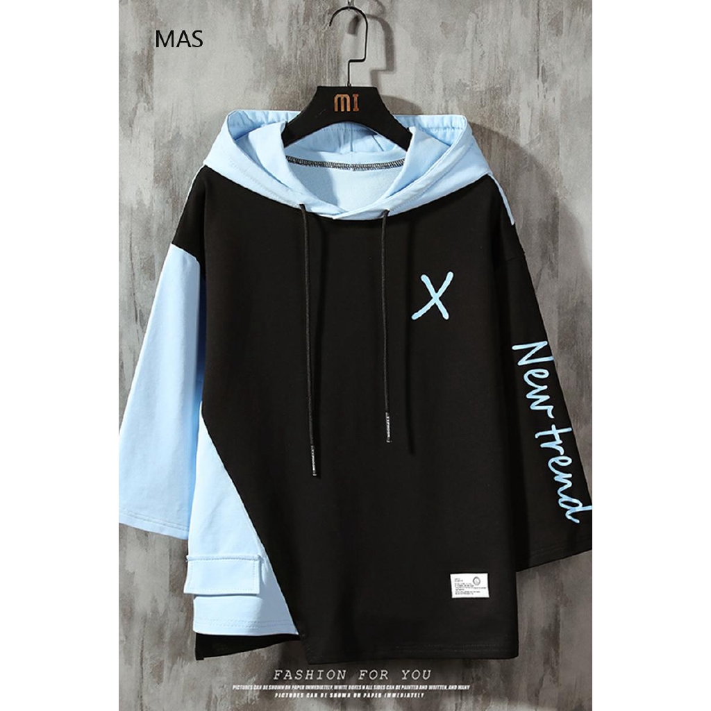 Áo Khoác Hoodie Tay Lửng Thời Trang Cho Nam