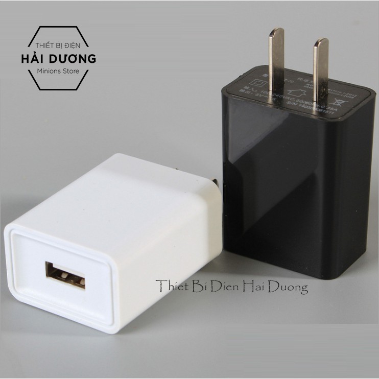 Củ sạc USB dành cho điện thoại Android - Iphone - Thiết Bị Cắm Điện Có Dây USB 5V-2A hỗ trợ sạc nhanh QC3.0
