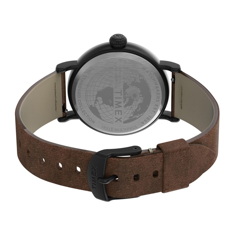 Đồng hồ Nam Timex Standard Leather Strap Watch - 40mm TW2T69300 / TW2T69400 Dây Da - Chính Hãng