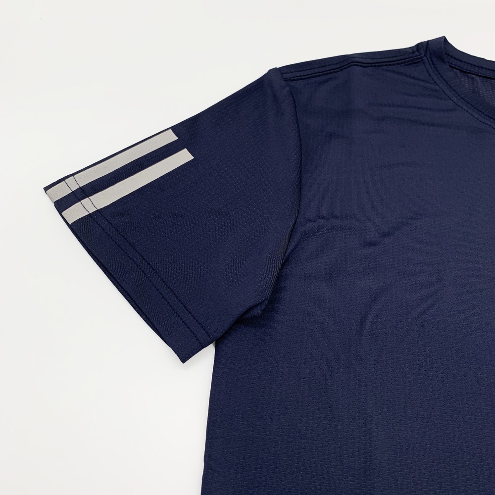 Áo Thể Thao Nam Cộc Tay cổ tròn, chất vải lỗ kim, phong cách, mạnh mẽ và năng động