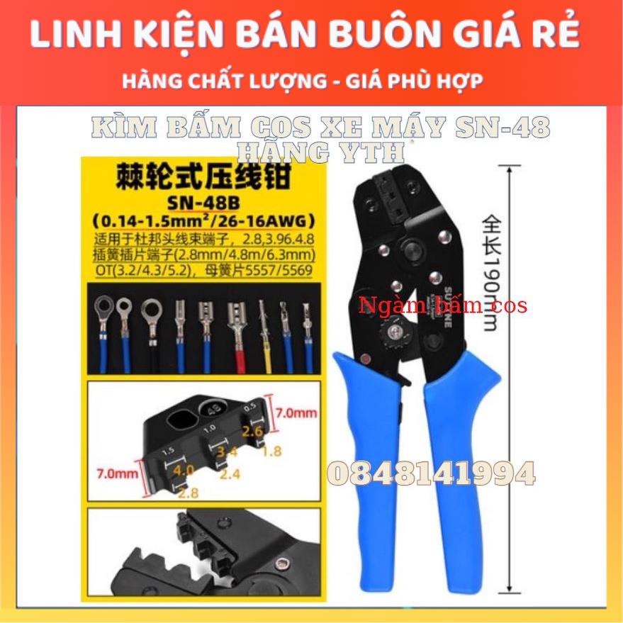 Kìm Bấm Cos SN-01BM (XH2.54 PH2.0) - Kìm bấm cos xe máy Cos SN-48B