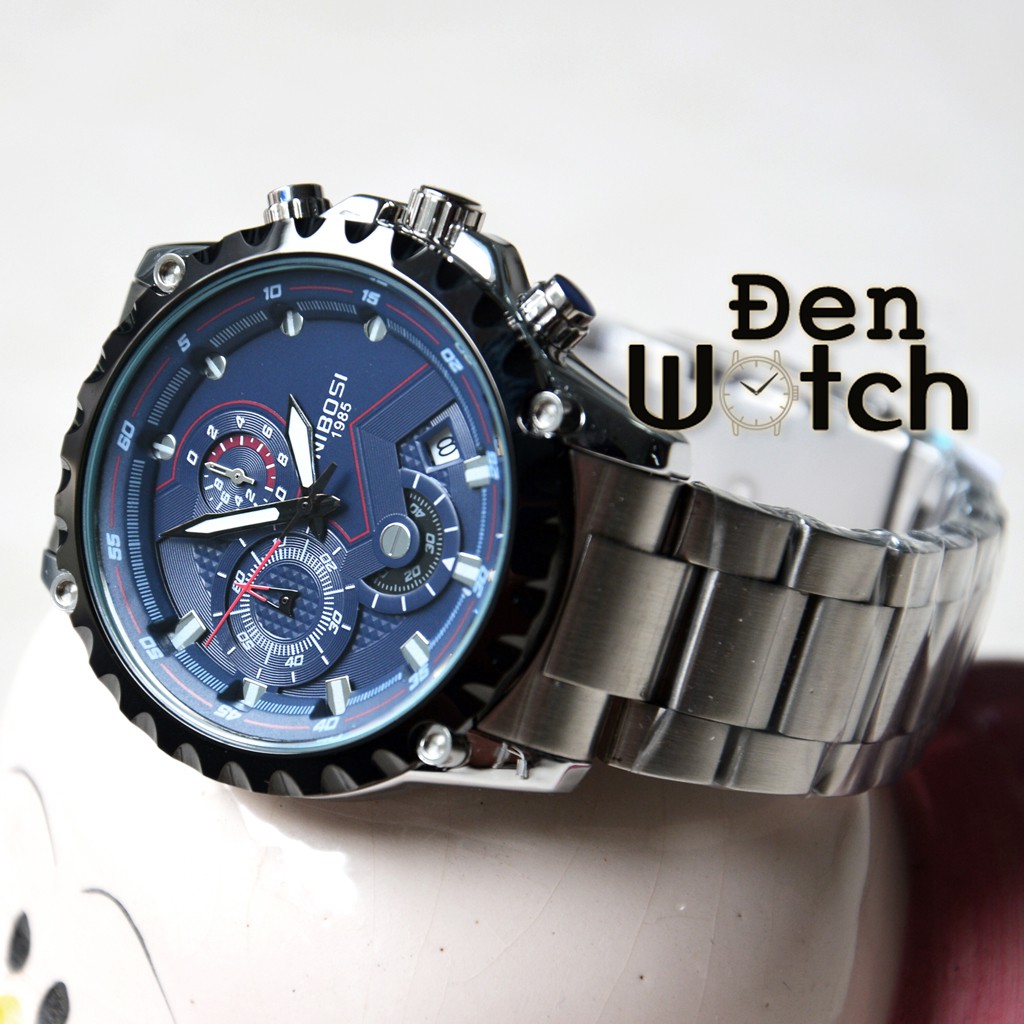 (TẶNG VÒNG TAY) Đồng hồ nam NIBOSI 2322 chính hãng, dây kim loại không gỉ, thép đúc đặc | BigBuy360 - bigbuy360.vn