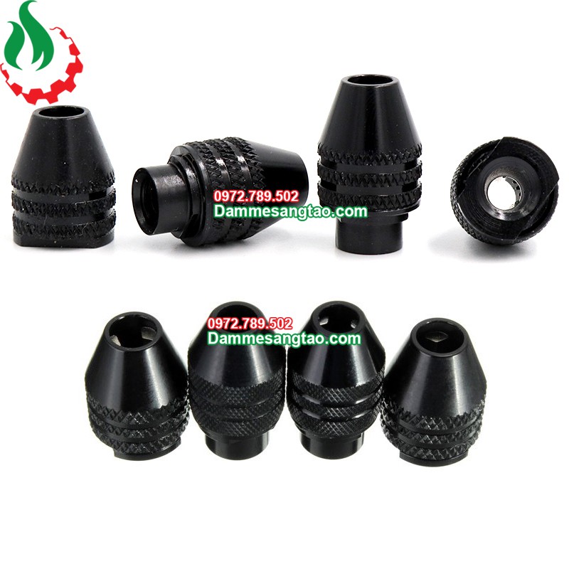 Đầu kẹp mũi khoan đa năng 3 chấu lỗ ren M7 M8