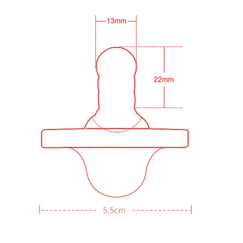 Núm ti giả kèm dây đeo và hộp đựng bằng silicon cho trẻ sơ sinh (có bán lẻ núm ti giả)