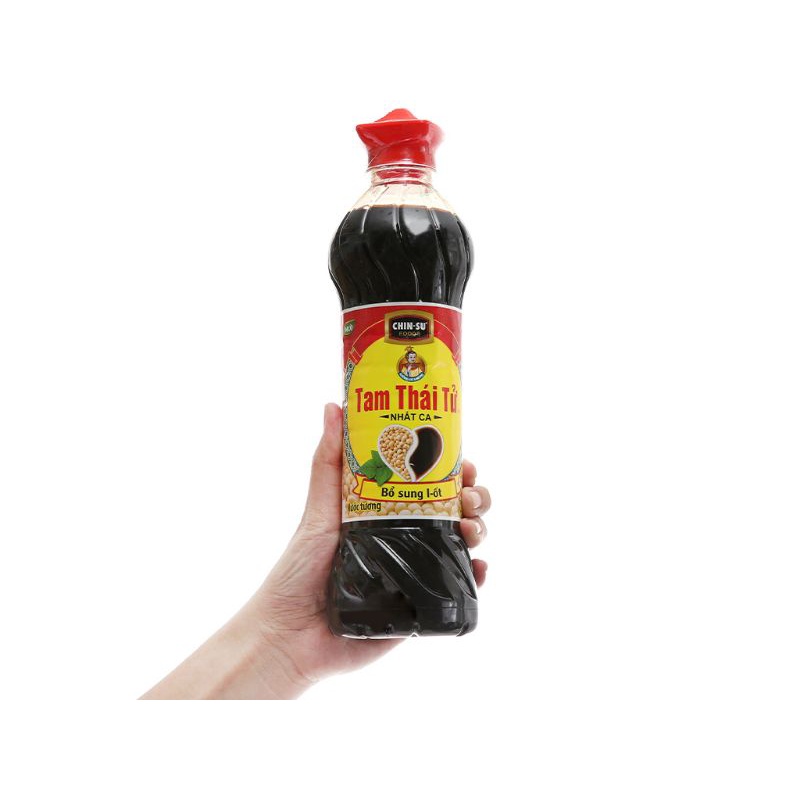 Nước tương Tam Thái Tử Nhất ca / Nhị ca chai 500ml - Nước tương Nhất ca / Nước tương Nhị ca Tam Thái Tử Chinsu 500ml cT