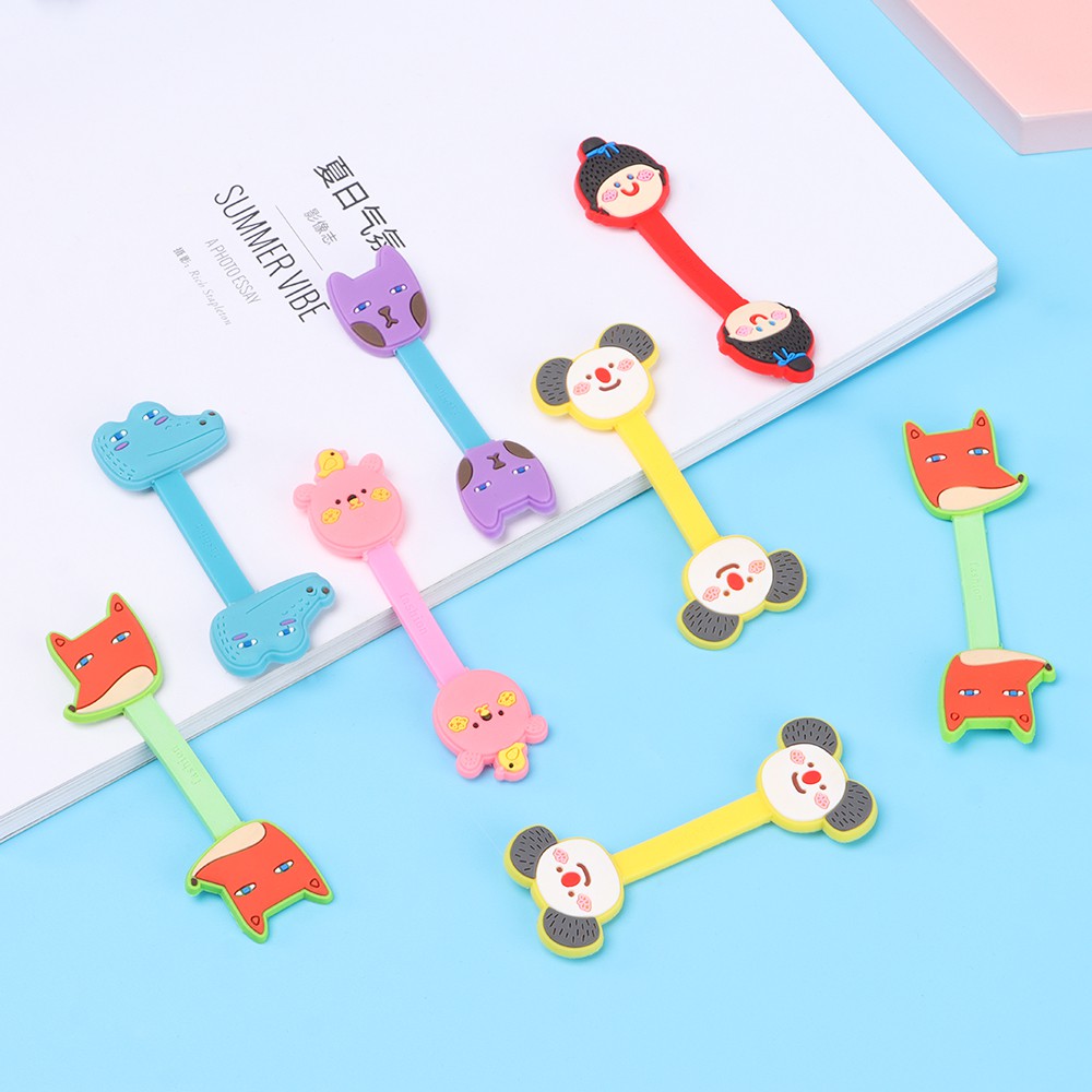 Giá đỡ cố định dây cáp bằng silicon tự dính hình thú dễ thương | BigBuy360 - bigbuy360.vn