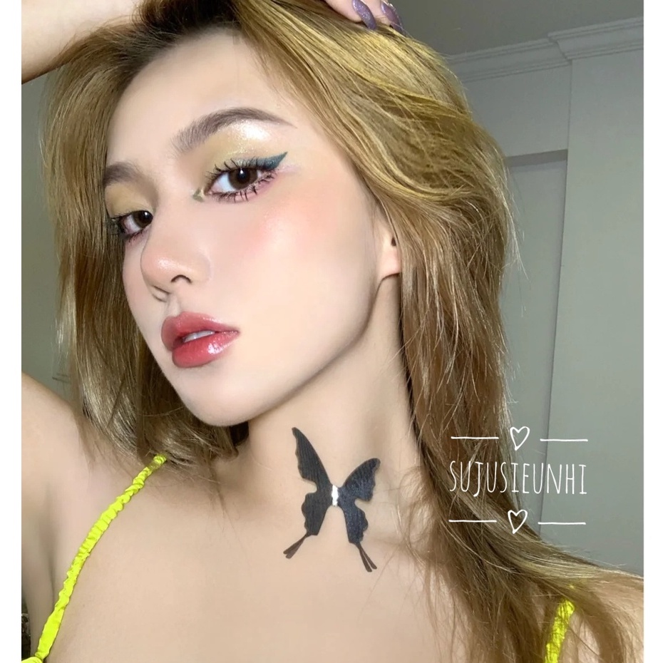 (CÓ VIDEO)Vòng cổ choker bướm dây trong suốt (mẫu loại đẹp)