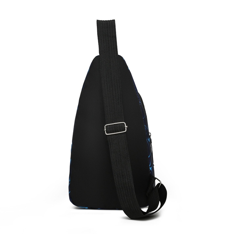 [FREE SHIP] Túi đeo chéo nam nữ Unisex phong cách TC08 vải cavas chống nước, họa tiết hình khối, 3 ngăn tiện lợi
