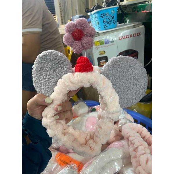 Băng đô 3D NƠ mềm mịn, co dãn tiện lợi- MẪU NGẪU NHIÊN- ND