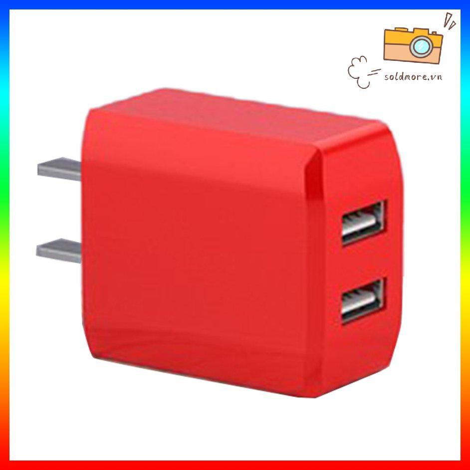 Nhiều màu Đầu Sạc Nhanh Usb 5v 2a Chất Lượng Cao Củ sạc Chính Hãng Hỗ trợ sạc nhanh Cho IPad Pin Dự Phòng Cáp Sạc Tai nghe Bluetooth Airpods IPhone