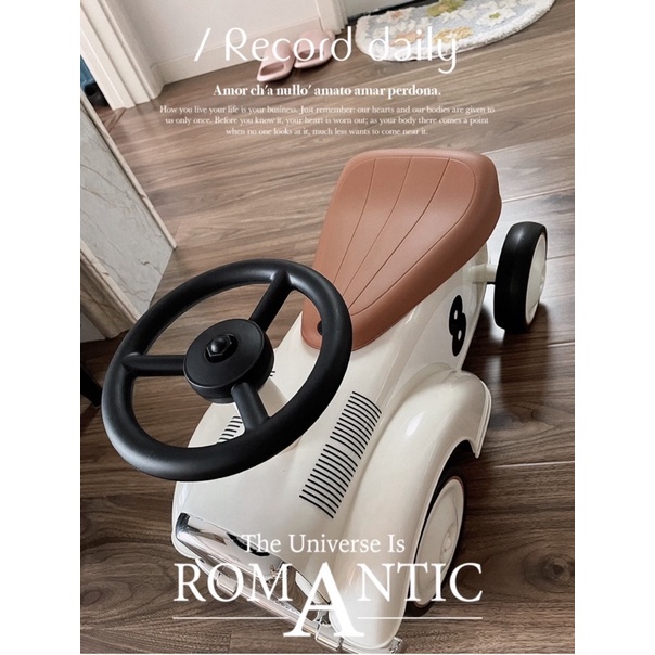 Xe Ô TÔ Chòi Chân UMOO /  Audi 02180 - Mercedes 02191 Cho Bé Dáng Cổ Điển Sang Trọng