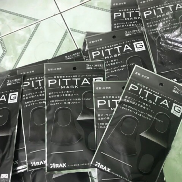 SET 3 CHIẾC KHẨU TRANG PITTA