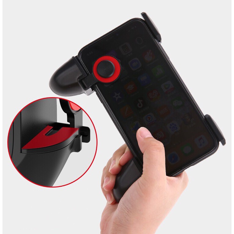 Tay cầm chơi game 3 trong 1 HANDLEMV combo 3 món Gamepad, Joystick nút hỗ trợ chơi game Mobile mã HANDLEMV