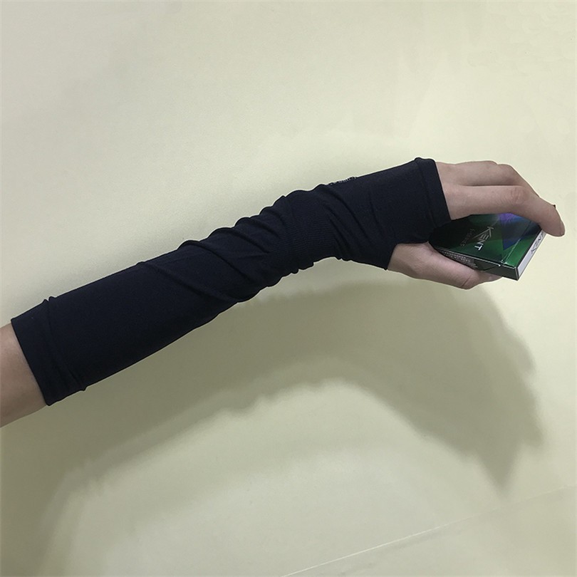 Găng Tay Vải Lụa Mát Dễ Phối Đồ Tiện Dụng 129113Găng Tay Chống Nắng Thiết Kế Cá Tính Cho Nam Và Nữ