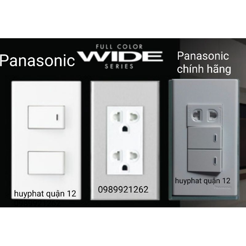 Công tắc,ổ cắm,mặt Panasonic WIDE chính hãng
