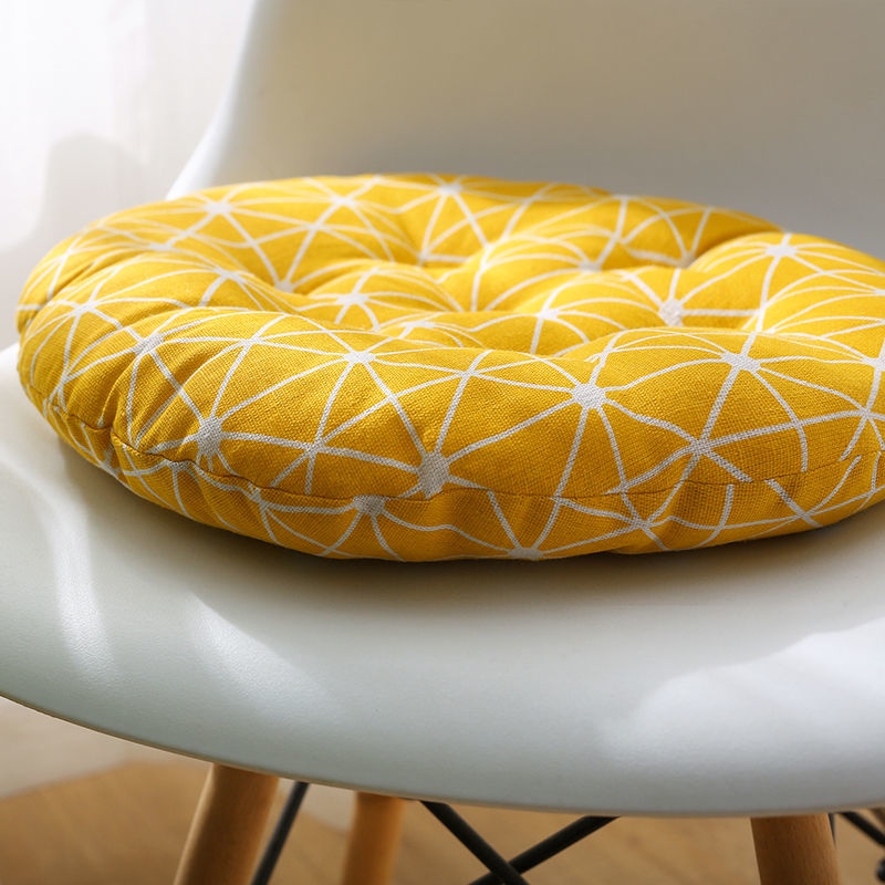 Đệm Lót Ghế Ngồi Hình Tròn Chất Liệu Dày Dặn Cao Cấp