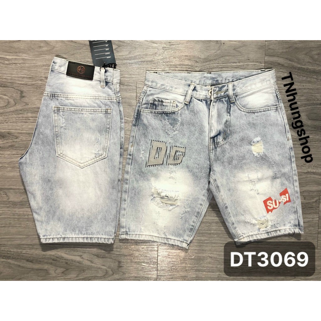 Quần short Jean nam co giãn hình thật <3 | BigBuy360 - bigbuy360.vn