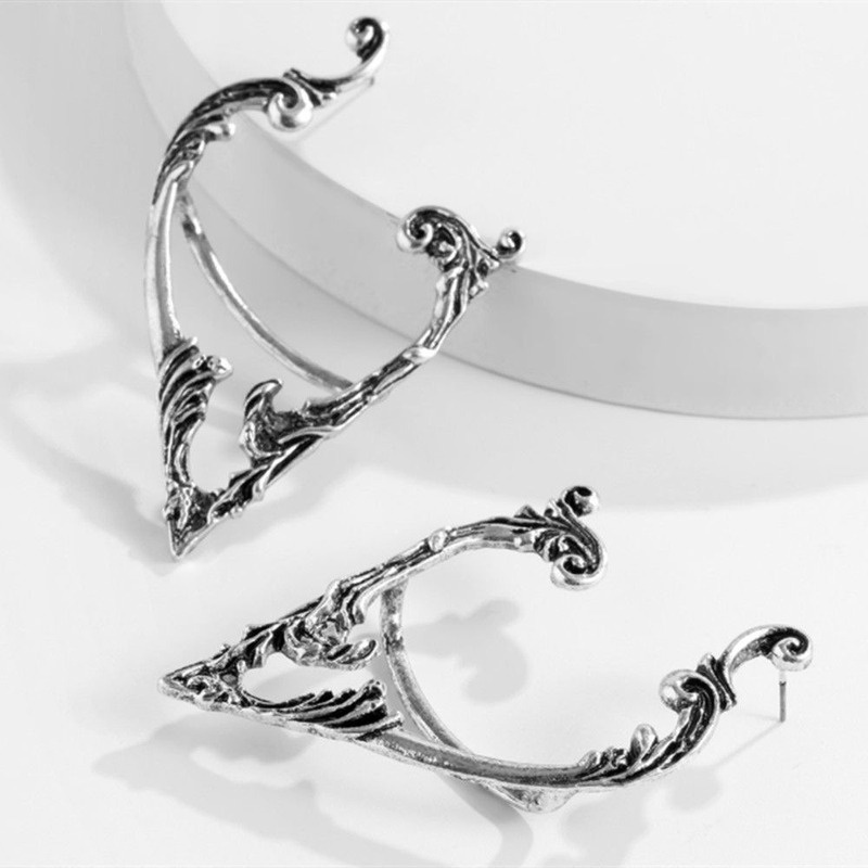 Khuyên kẹp vành tai ba chiều không cần xỏ lỗ phong cách cá tính cho nữ