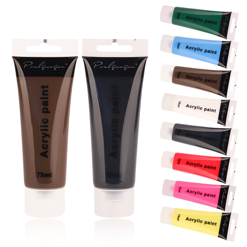 Ống Acrylic 75ml 12 Màu Vẽ Tranh