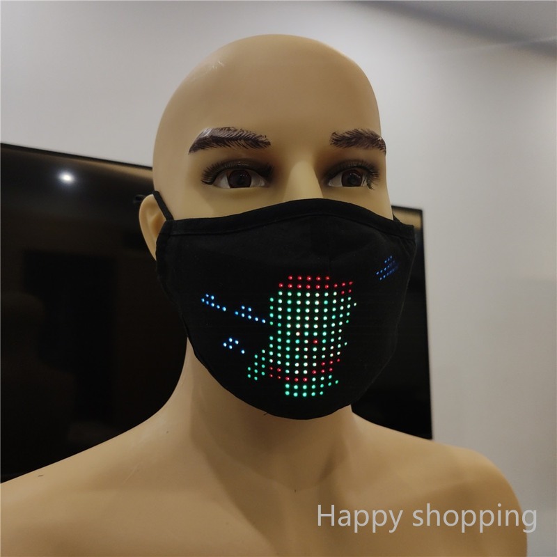 Khẩu Trang Chống Bụi Tích Hợp Đèn Led Độc Đáo
