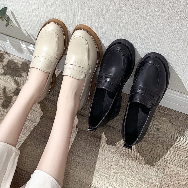 Giày lười nữ độn đế QC | BigBuy360 - bigbuy360.vn