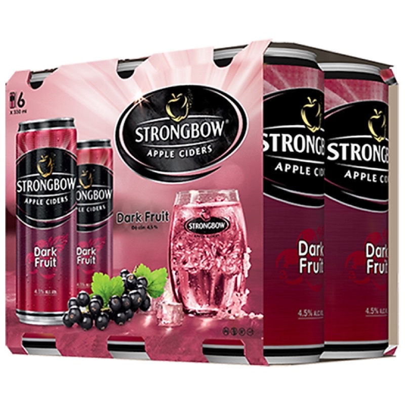 Nước trái cây lên men STRONGBOW lon 330ml