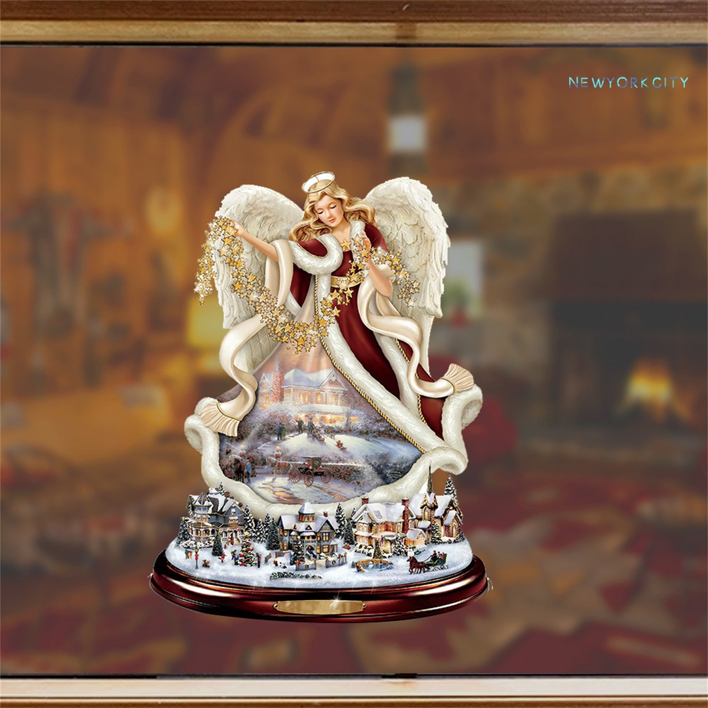 Giấy Dán Tường Bằng PVC Tự Dính Họa Tiết Giáng Sinh Trang Trí Nhà Cửa