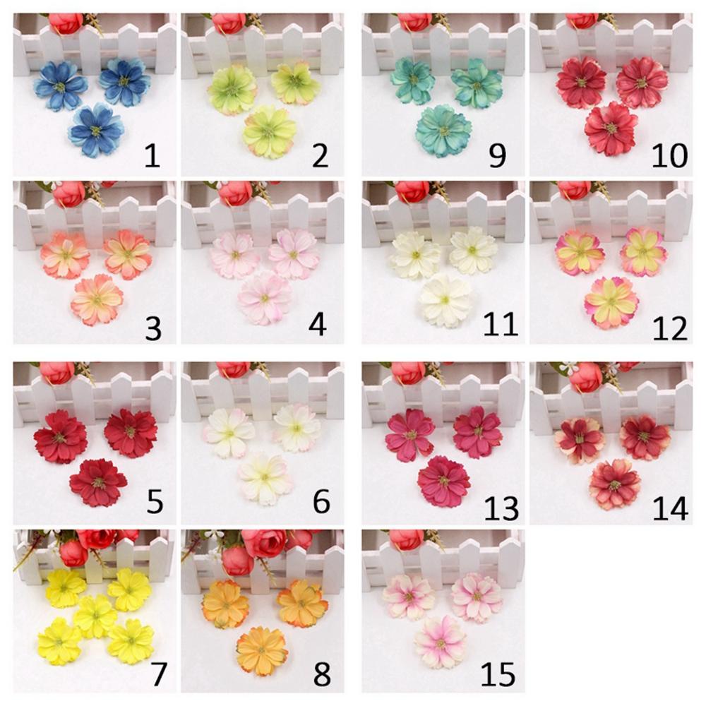 Hoa Nhân Tạo 4CM Bằng Lụa Dùng Trang Trí Tiệc Cưới DIY