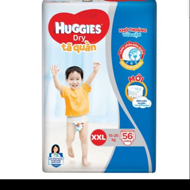 Tã quần HUGGIES XXL 56 Miếng