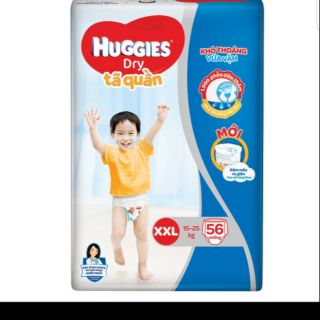 Tã quần huggies xxl 56 miếng