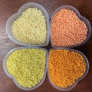 10gr Hạt Bẹt Tròn 3mm (Nhóm Màu Đỏ - Cam - Vàng - Hồng - Tím)