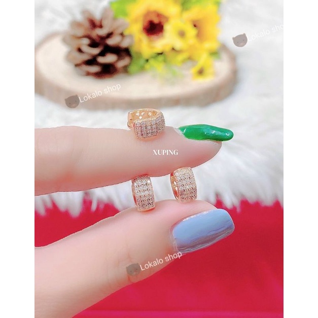 Bông Tai Nữ Xuping Mạ Vàng 18k Cực Bền Mẫu 14 118.22- Bảo Hành 3 Tháng - Lokalo Shop - Đeo Đơn Giản Tự Nhiên Sang Trọng
