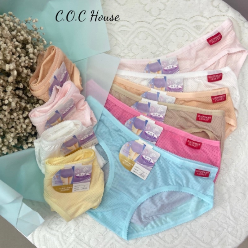 Quần lót nữ cotton thun thái coton thông hơi