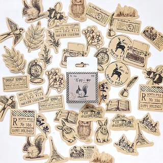 Hộp 45 Sticker Vintage Cổ điển