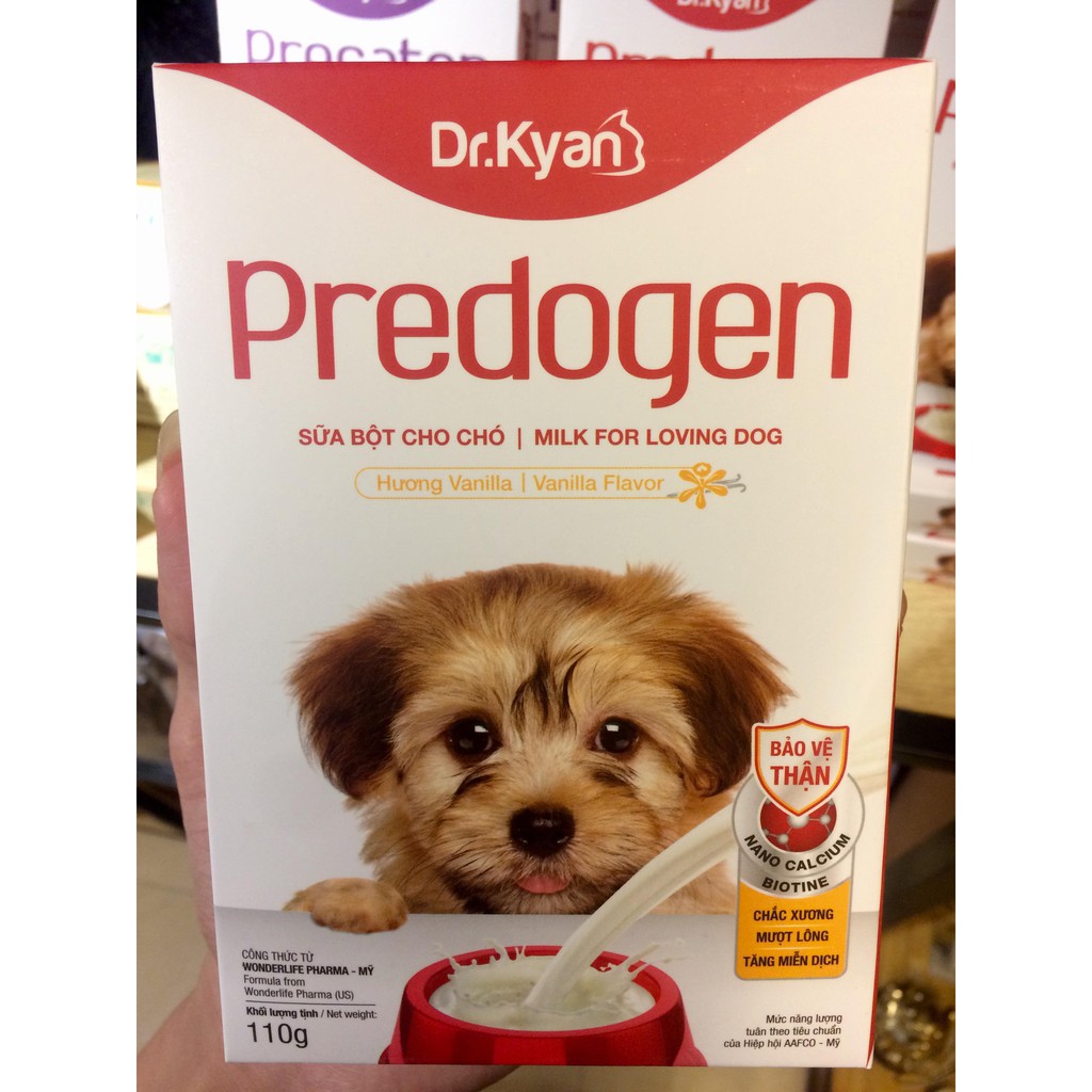 Sữa Bột Cho Chó Predogen Dr.Kyan Hộp 110G