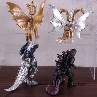 Đồ chơi hình King ghidorah godzillaed cho trẻ em, 4 miếng