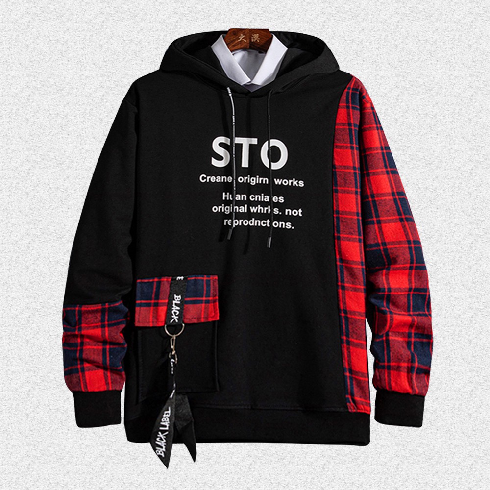 Áo Hoodies Nỉ Nam Thu Đông STO Phối Kẻ Sọc Có Mũ Trùm Đầu Thời Trang MENFASHION1989 AO TOP NAM 122 | BigBuy360 - bigbuy360.vn