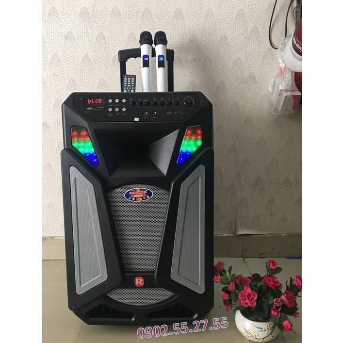 Sốc..!!! Loa Bluetooth Karaoke RONAMAX bass 40 tặng 2 micro ko dây ...