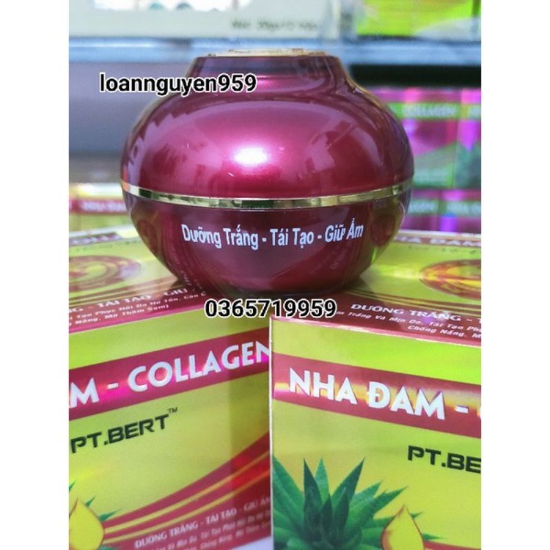 Kem nha đam Collagen dưỡng trắng da , giữ ẩm ( 30g)