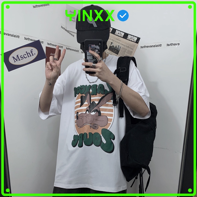 Áo thun tay lỡ Unisex, áo phông form rộng ATL224 - Yinxx