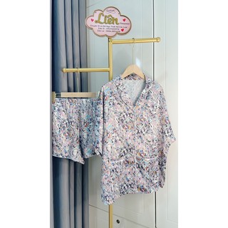 Bộ Pijama cánh dơi (Tay ngắn - Quần đùi)