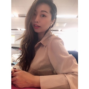 Đầm sơ mi thắt eo dài tay chân váy xếp li nhỏ phong cách vintage công sở
