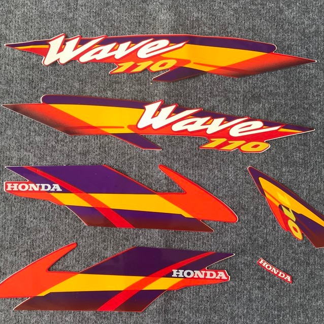 [HOT] TEM MẪU WAVE 110 THÁI , TEM CAO CẤP 3 LỚP CHỐNG NƯỚC ĐỦ MÀU ( GIÁ BAO RẺ)