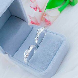 Nhẫn đôi bạc ý