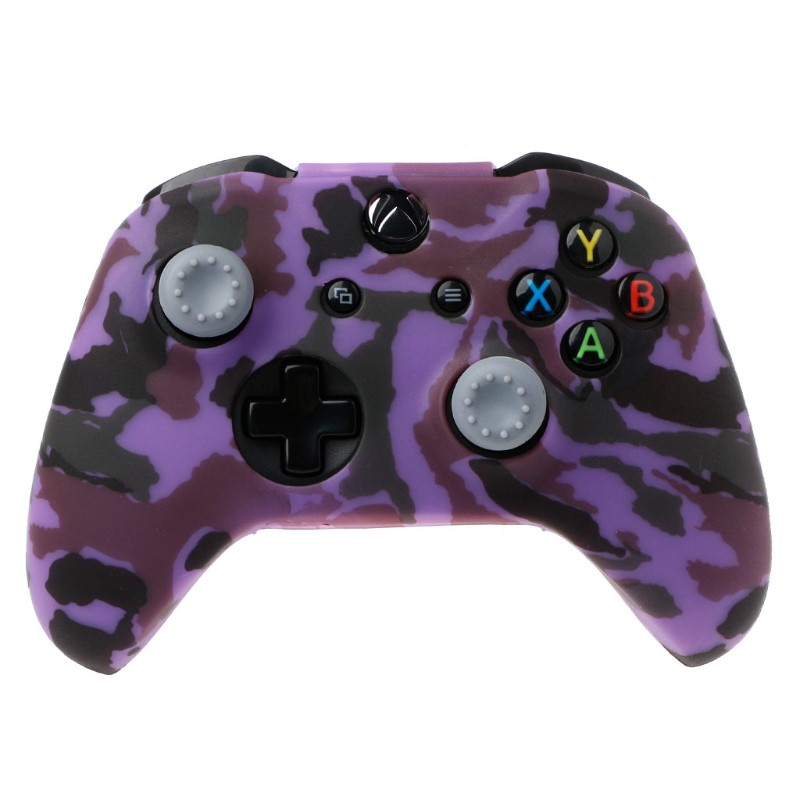 Set vỏ bọc tay cầm chơi game họa tiết rằn ri + 2 vỏ bọc nút điều khiển chuyên dụng cho Xbox One X S