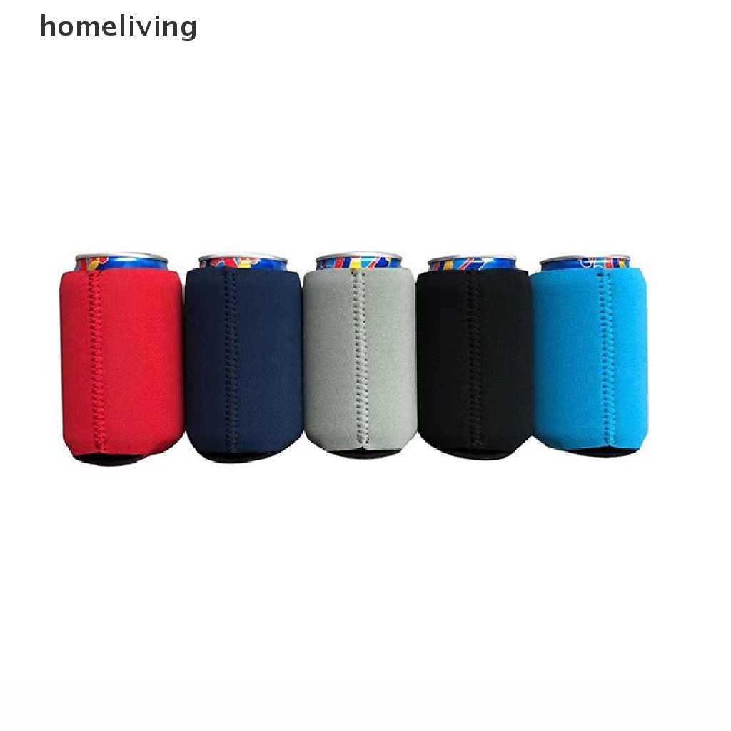 Bộ 6 Ống Bọc Lon Bia Mềm Cách Nhiệt Có Thể Tái Sử Dụng