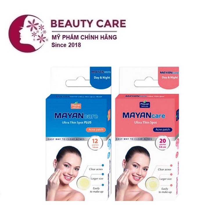 Miếng dán mụn Mayan Care 0.8cm x 20 miếng